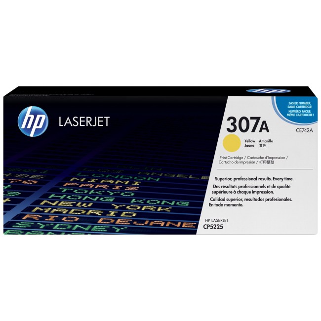 HP 307A Yellow Original LaserJet Toner Cartridge