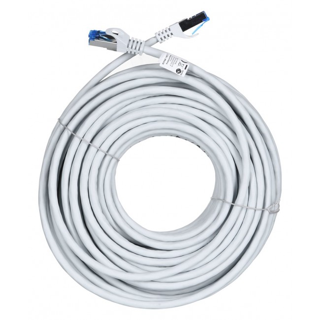 Lanberg Patchcord S/FTP Cat.6a 20m Gray LSZH