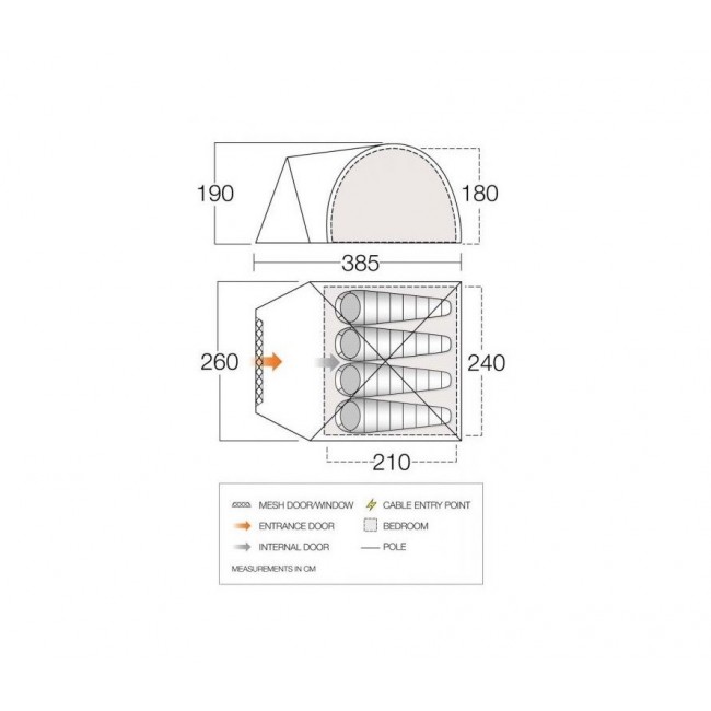 VANGO CRAGMOR 400 TENT VANGO CRAGMOR 400 TENT
