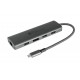 Alcasa HUB-C001A interface hub USB Type-C 5000 Mbit/s Anthracite Alcasa HUB-C001A interface hub USB Type-C 5000 Mbit/s Anthracite