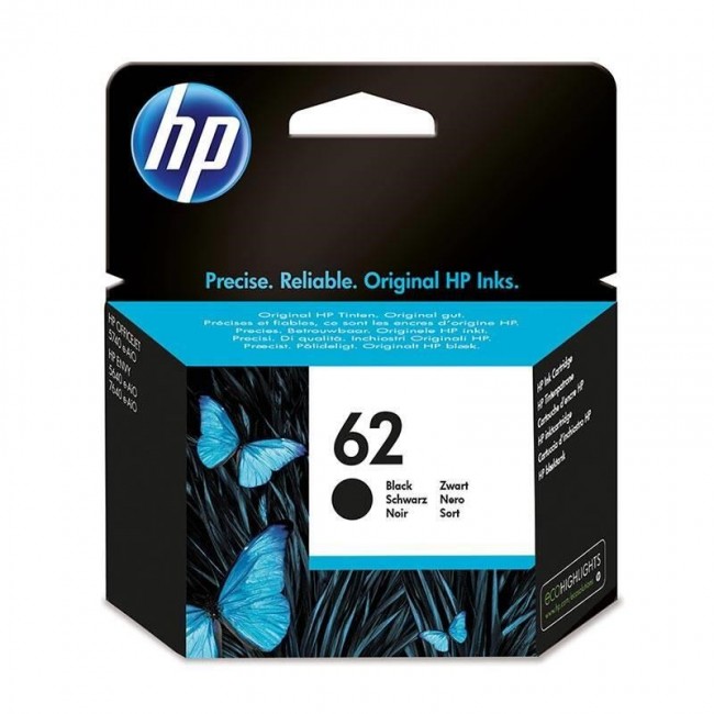 HP 62 Black Original Ink Cartridge HP 62 Black Original Ink Cartridge