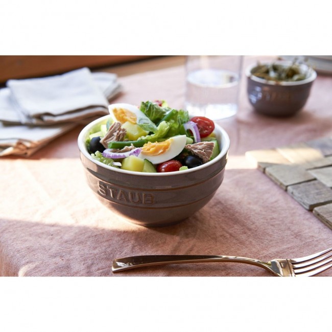 Staub Ceramique ramekin 700 ml Grey Round Staub Ceramique ramekin 700 ml Grey Round