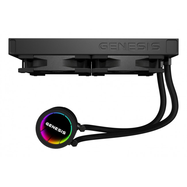 GENESIS NLG-2318 computer cooling system Computer case Liquid cooling kit Black GENESIS NLG-2318 computer cooling system Computer case Liquid cooling kit Black