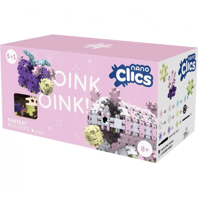 Building blocks Nano Clics - Fantasy Builders - 250 elements (NC005)