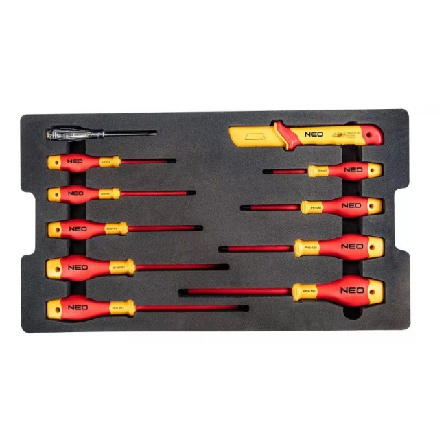 Neo Tools electrician service box 52 pieces in 22