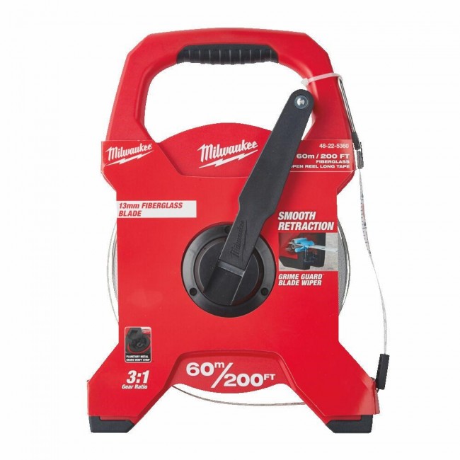 MILWAUKEE TAPE MEASURE FIBER 60m /200ft MILWAUKEE TAPE MEASURE FIBER 60m /200ft