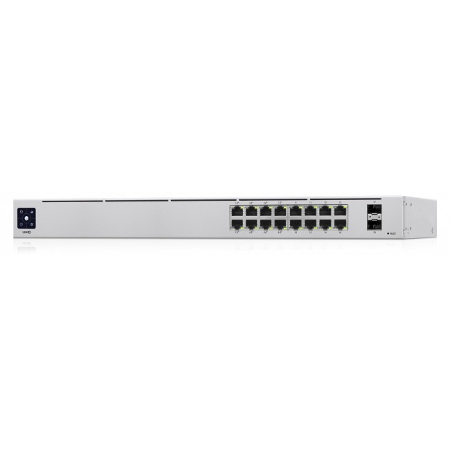 Ubiquiti UniFi 16-Port PoE Managed L2/L3 Gigabit Ethernet (10/100/1000) Power over Ethernet (PoE) 1U Silver Ubiquiti UniFi 16-Port PoE Managed L2/L3 Gigabit Ethernet (10/100/1000) Power over Ethernet (PoE) 1U Silver