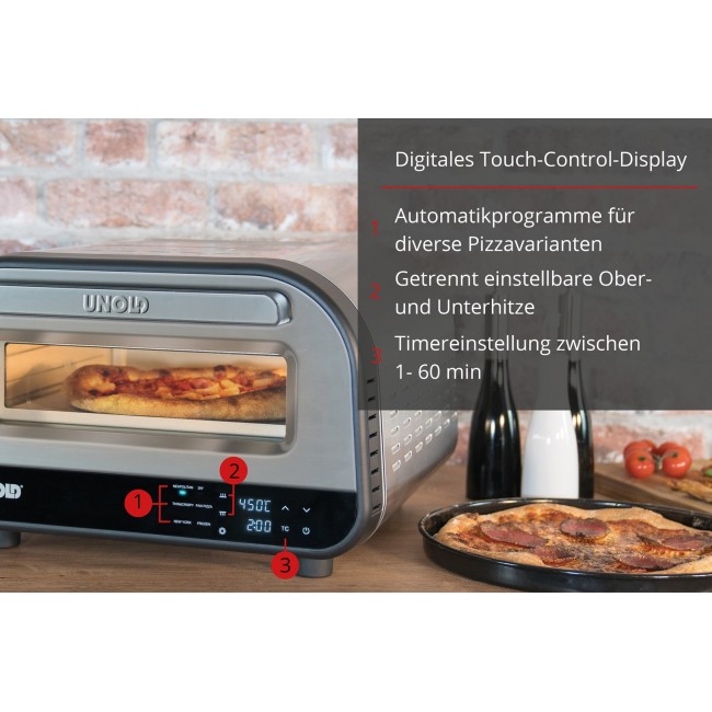 Unold 68816 pizza maker/oven 1 pizza(s) 1700 W Silver Unold 68816 pizza maker/oven 1 pizza(s) 1700 W Silver