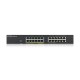 Zyxel GS1900-24EP Managed L2 Gigabit Ethernet (10/100/1000) Power over Ethernet (PoE) Black Zyxel GS1900-24EP Managed L2 Gigabit Ethernet (10/100/1000) Power over Ethernet (PoE) Black