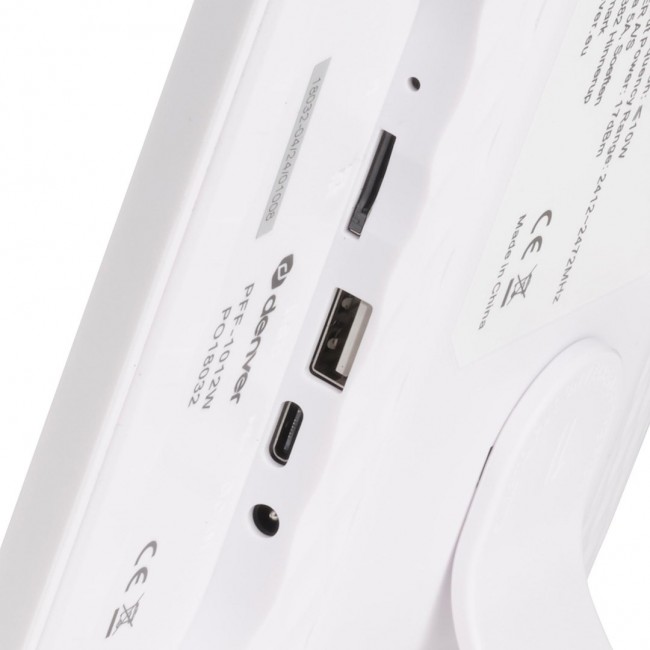 Denver PFF-1012 digital photo frame White 25.6 cm (10.1 Denver PFF-1012 digital photo frame White 25.6 cm (10.1