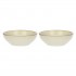 Set of 2 Concerto Avorio Salad Bowls - Ivory, 26 cm