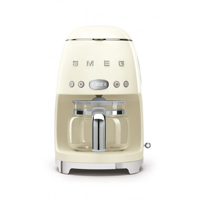 Smeg 50's Style Drip Filter Coffee Machine DCF02CREU Cream