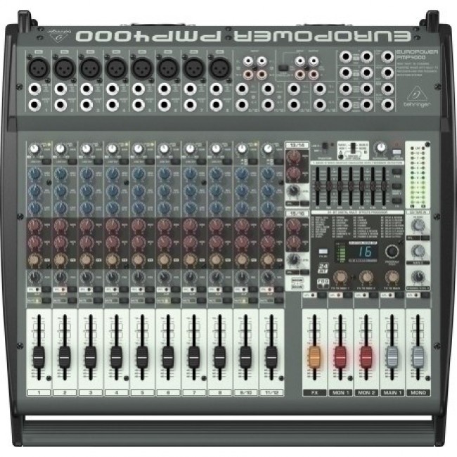 Behringer PMP4000 audio mixer 20 channels 10 - 200000 Hz Black Behringer PMP4000 audio mixer 20 channels 10 - 200000 Hz Black