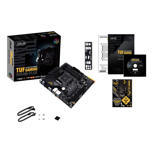 ASUS TUF GAMING B550M PLUS AMD B550 Socket AM4 micro ATX ASUS TUF GAMING B550M PLUS AMD B550 Socket AM4 micro ATX