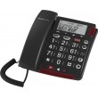 amplicomms BigTel 50 Alarm Plus Duo Analog telephone Caller ID Dark Grey