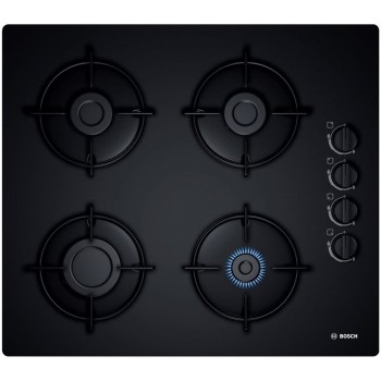 Bosch POP6B6B10 hob Black Built-in Gas 4 zone(s)