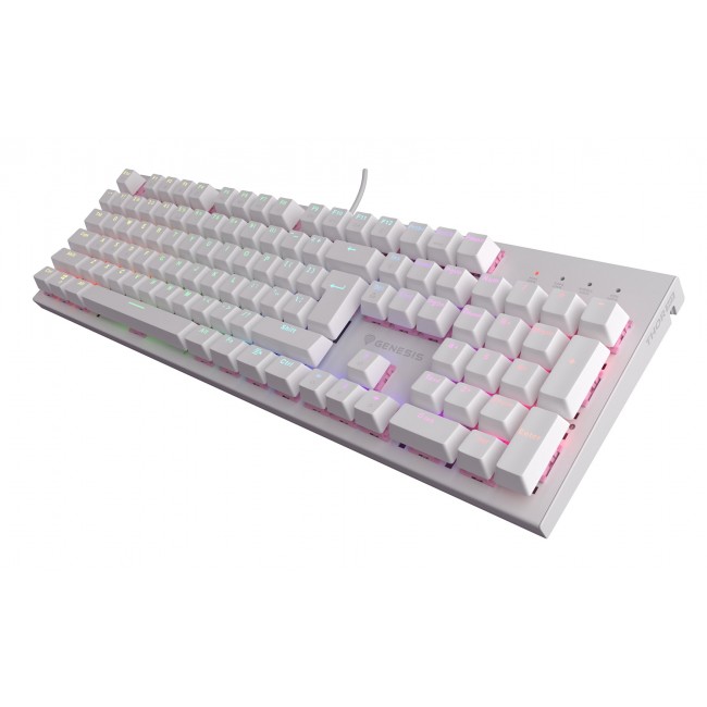 GENESIS Thor 303 keyboard Gaming USB QWERTY US English White GENESIS Thor 303 keyboard Gaming USB QWERTY US English White