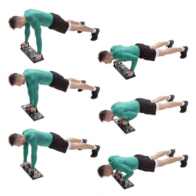 MULTIFUNCTIONAL PUSH UP BOARD HMS PU12