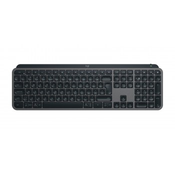 Logitech Master MX Keys Combo for Bussiness keyboard Mouse included Office RF Wireless + Bluetooth QWERTY US International Graphite