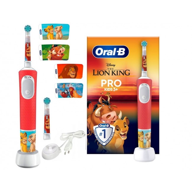 Oral-B VITALITY PRO D103 THE LION KING red toothbrush