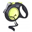 FLEXI New Neon L - retractable leash - 5 m