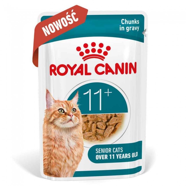 ROYAL CANIN Ageing 11+ Chunks in gravy - wet cat food - 12x85g