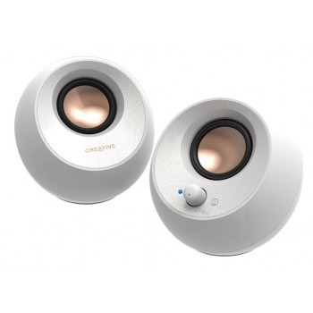 Creative Labs Pebble V3 White Wired & Wireless 10 W