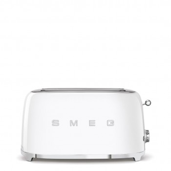 SMEG Toaster 2-slice 4-slot 50'Style White TSF02WHEU