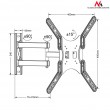 Maclean MC-759 TV mount 152,4 cm (60