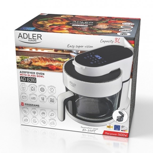 Fat-free deep fat fryer Adler AD 6316 Fat-free deep fat fryer Adler AD 6316