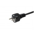 Equip 112183 power cable Black 10 m CEE7/7 CEE7/3
