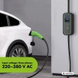 GreenBlue EV/PHEV Charger, portable, Type 2, cable length 6.8 m, IP65, 11 kW, 220 380 V AC 50/60 Hz, 16 A, 3-phase, GB1100