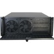 Inter-Tech IPC 4U-4129L Rack Metallic, Silver