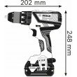 Bosch Akku-Bohrschrauber 12 V Li-Ion 1300 RPM Black, Blue, Red