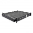 StarTech.com 2U Sliding Server Rack Mount Shelf - 20 to 30in Adjustable Mounting Depth - Vented - 50lb - Heavy Duty Universal 19 Rack Shelf for Equipment Rack - 24in Deep