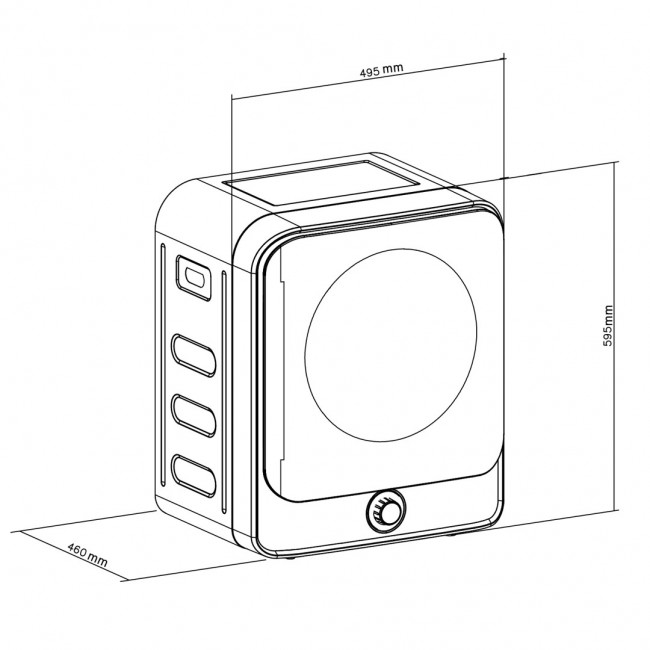 Electric Mini Tumble Dryer 3kg GB415