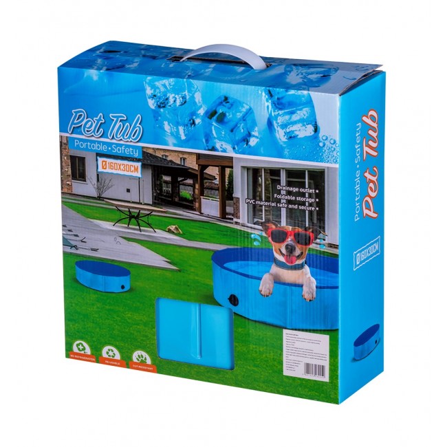 PETITTO Folding dog pool - 160x30cm