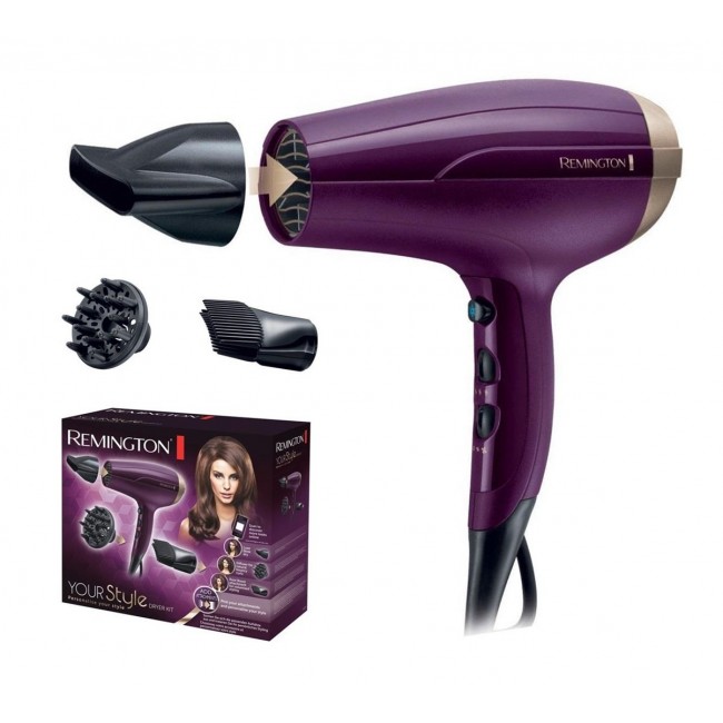 Remington D5219 hair dryer 2300 W Purple