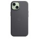 Apple iPhone 15 FineWoven Case with MagSafe - Black Apple iPhone 15 FineWoven Case with MagSafe - Black