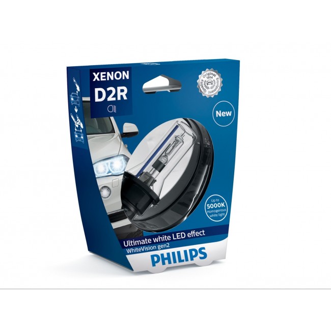 Philips WhiteVision Xenon gen2 85126WHV2S1 Xenon car headlight bulb Philips WhiteVision Xenon gen2 85126WHV2S1 Xenon car headlight bulb