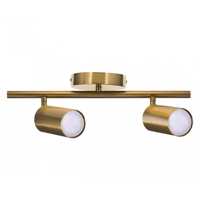 Activejet SPECTRA double gold ceiling wall lamp strip spotlight GU10 for living room Activejet SPECTRA double gold ceiling wall lamp strip spotlight GU10 for living room