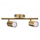 Activejet SPECTRA double gold ceiling wall lamp strip spotlight GU10 for living room Activejet SPECTRA double gold ceiling wall lamp strip spotlight GU10 for living room
