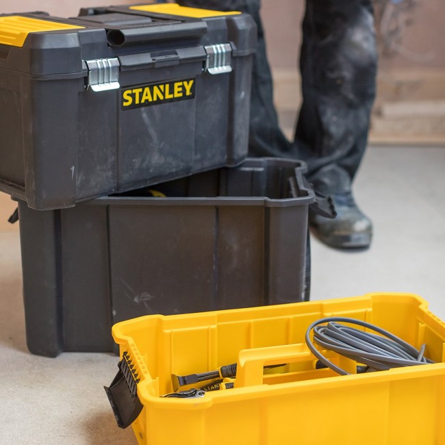 Stanley Essential Tool hard case Plastic Grey, Yellow Stanley Essential Tool hard case Plastic Grey, Yellow