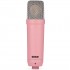 R DE NT1 Sigature Pink Studio microphone