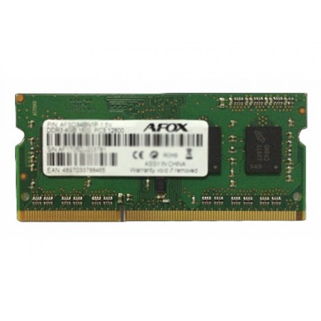 AFOX SO-DIMM DDR4 8G memory module 2666 MHz AFOX SO-DIMM DDR4 8G memory module 2666 MHz