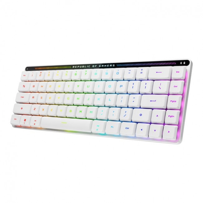 ASUS ROG Falchion RX Low Profile keyboard Gaming USB + RF Wireless + Bluetooth QWERTZ White ASUS ROG Falchion RX Low Profile keyboard Gaming USB + RF Wireless + Bluetooth QWERTZ White