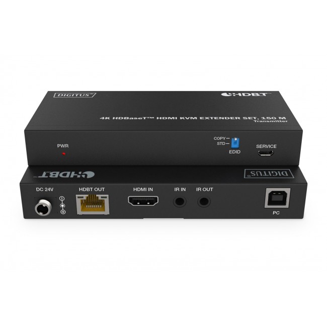 Digitus 4K HDBaseT HDMI KVM extender set, 150 m Digitus 4K HDBaseT HDMI KVM extender set, 150 m
