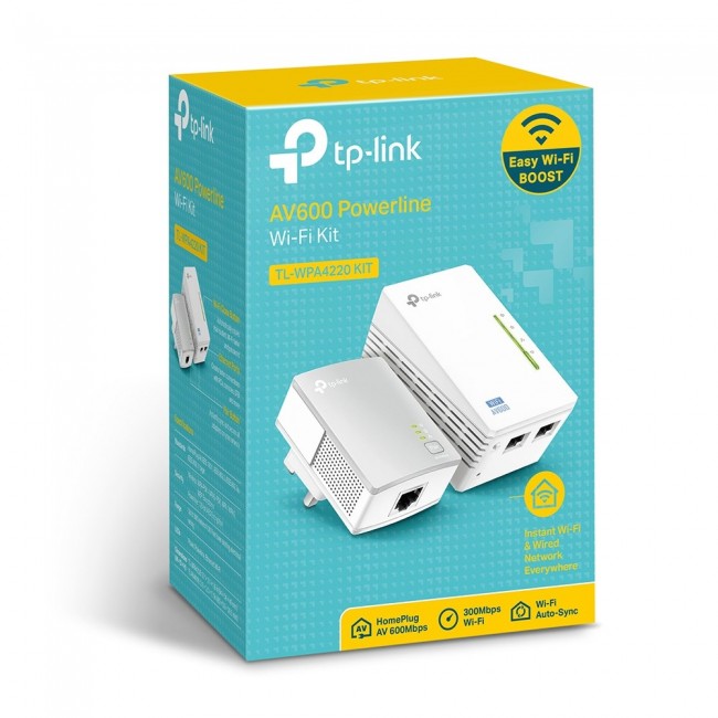TP-Link Powerline 600 Wi-Fi Extender Starter Kit TP-Link Powerline 600 Wi-Fi Extender Starter Kit