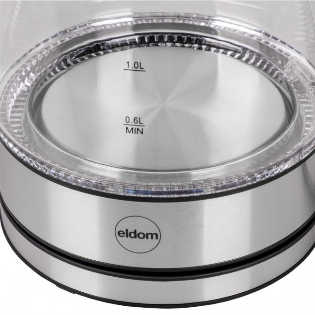 ELDOM C420 KETTY GLASS CORDLESS KETTLE 1.7 L 2200 W