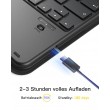 Inateck KB002_BLACK mobile device keyboard QWERTZ Bluetooth Black